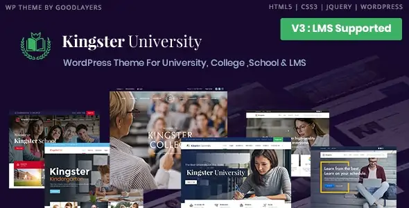 Kingster LMS Education Theme