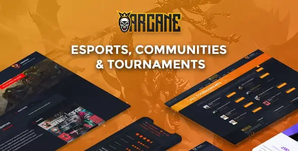 Arcane The Gaming Community Theme