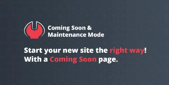 Coming Soon And Maintenance Mode PRO
