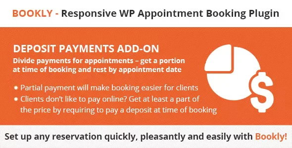 Bookly Deposit Payments Addon