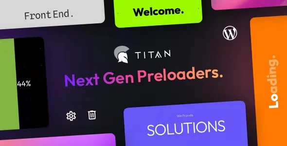 Titan Preloaders and Page Transitions