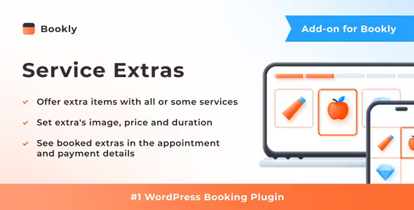 Bookly Service Extras Addon