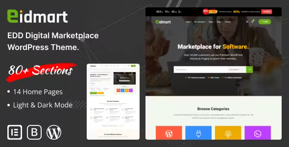 Eidmart Digital Marketplace WordPress Theme