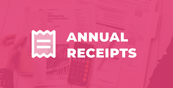 Give Annual Receipts Addon