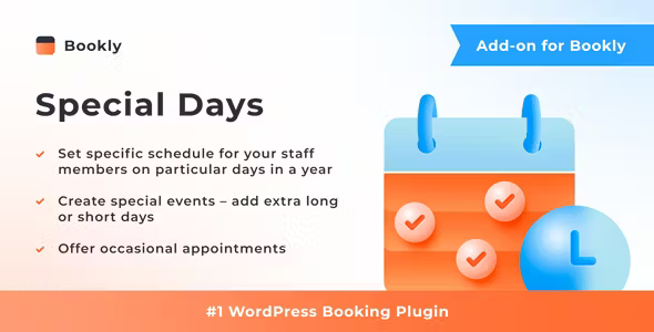 Bookly Pro Special Days Addon