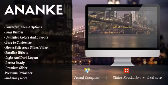 Ananke One Page Parallax Theme