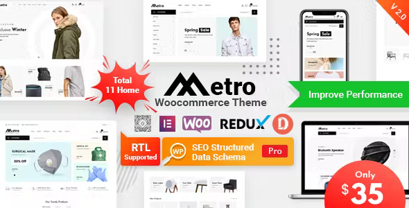 Metro Minimal WooCommerce Theme