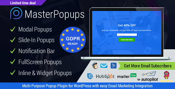 Master Popups Wordpress Plugin