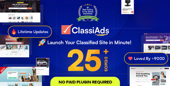 Classiads Classified Ads Theme