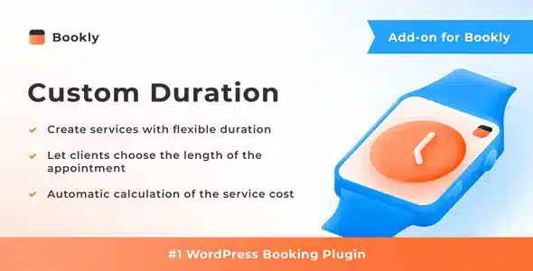 Bookly Custom Duration Addon