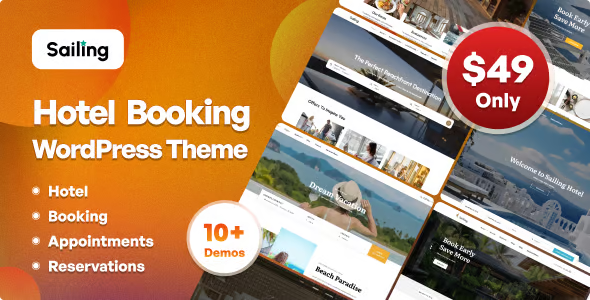 Sailing Hotel WordPress Theme