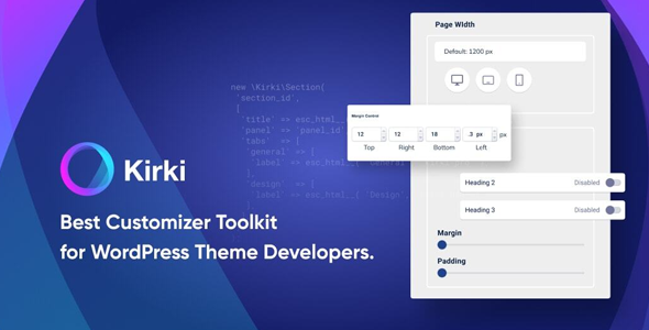 Kirki Pro WordPress Plugin